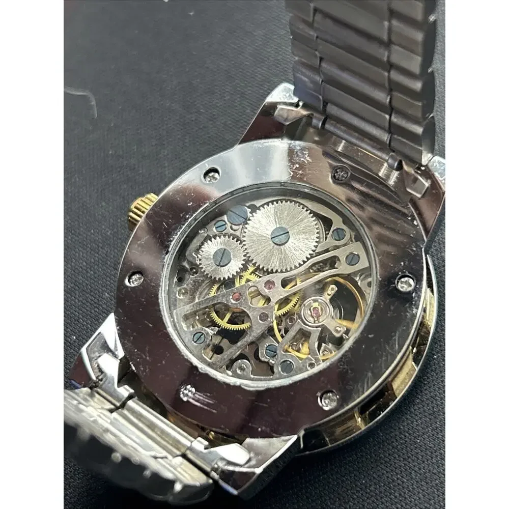 Sewor Two Tone Men’s Wind Up Watch